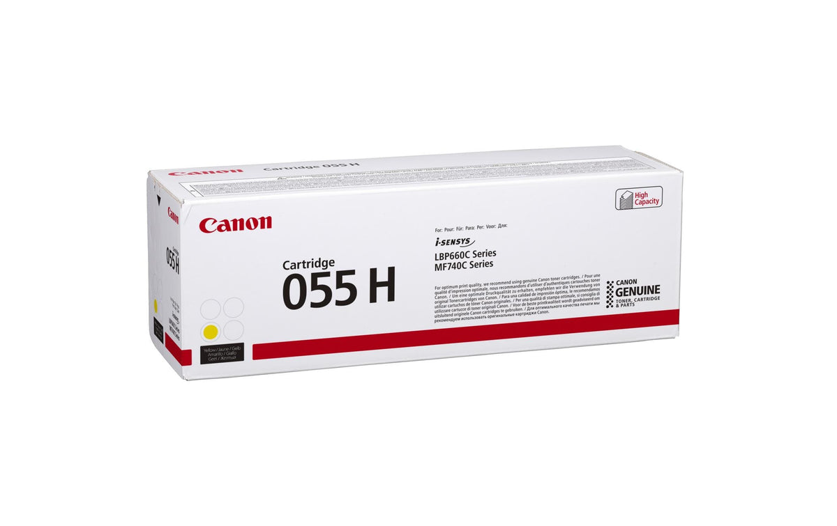 Canon Toner 055 H Y, 3017C002 5900 Seiten, zu LBP664/663, MF746/744/742
