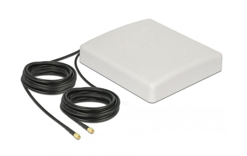 LTE/HSPA/GSM Antenne, 2x SMA-Stecker 8dBi Gewinn, Outdoor Richtstrah, 10m Kabel