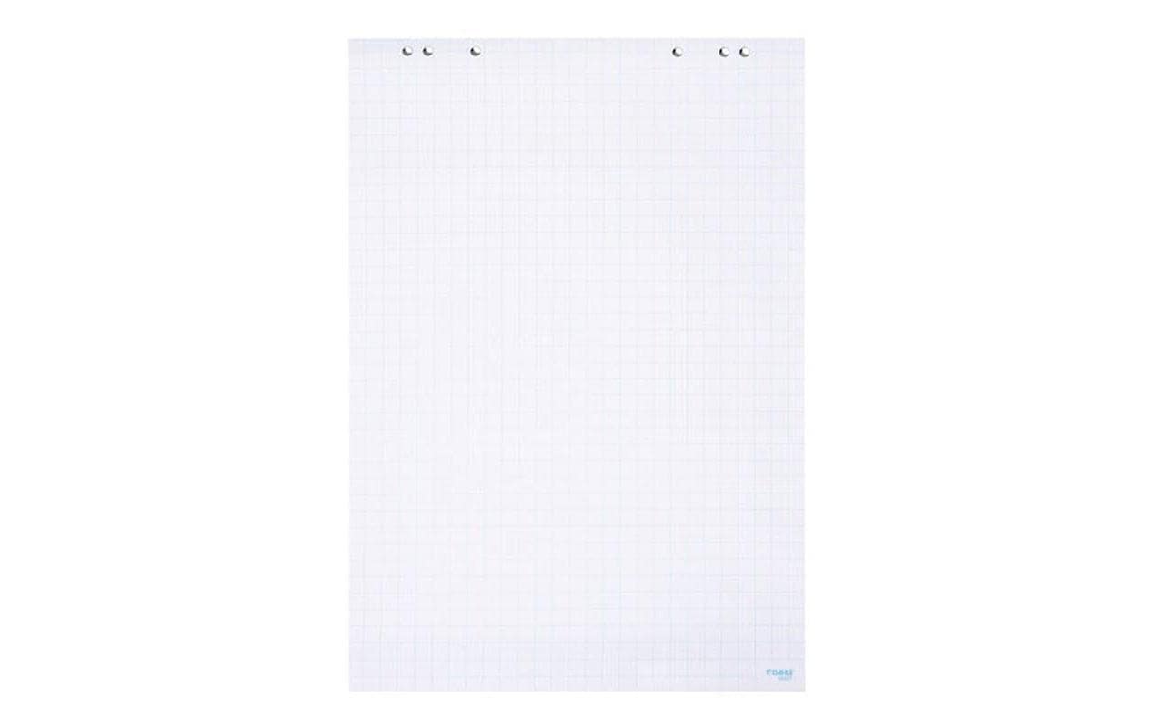 Dahle 95037 Block 68 x 99 cm, 5 Blöcke à 20 Blatt, weiss, 80 g/qm, perforiert,