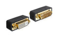 Delock Adapter DVI-I Port Schutz DVI-I Buchse auf DVI-I Stecker