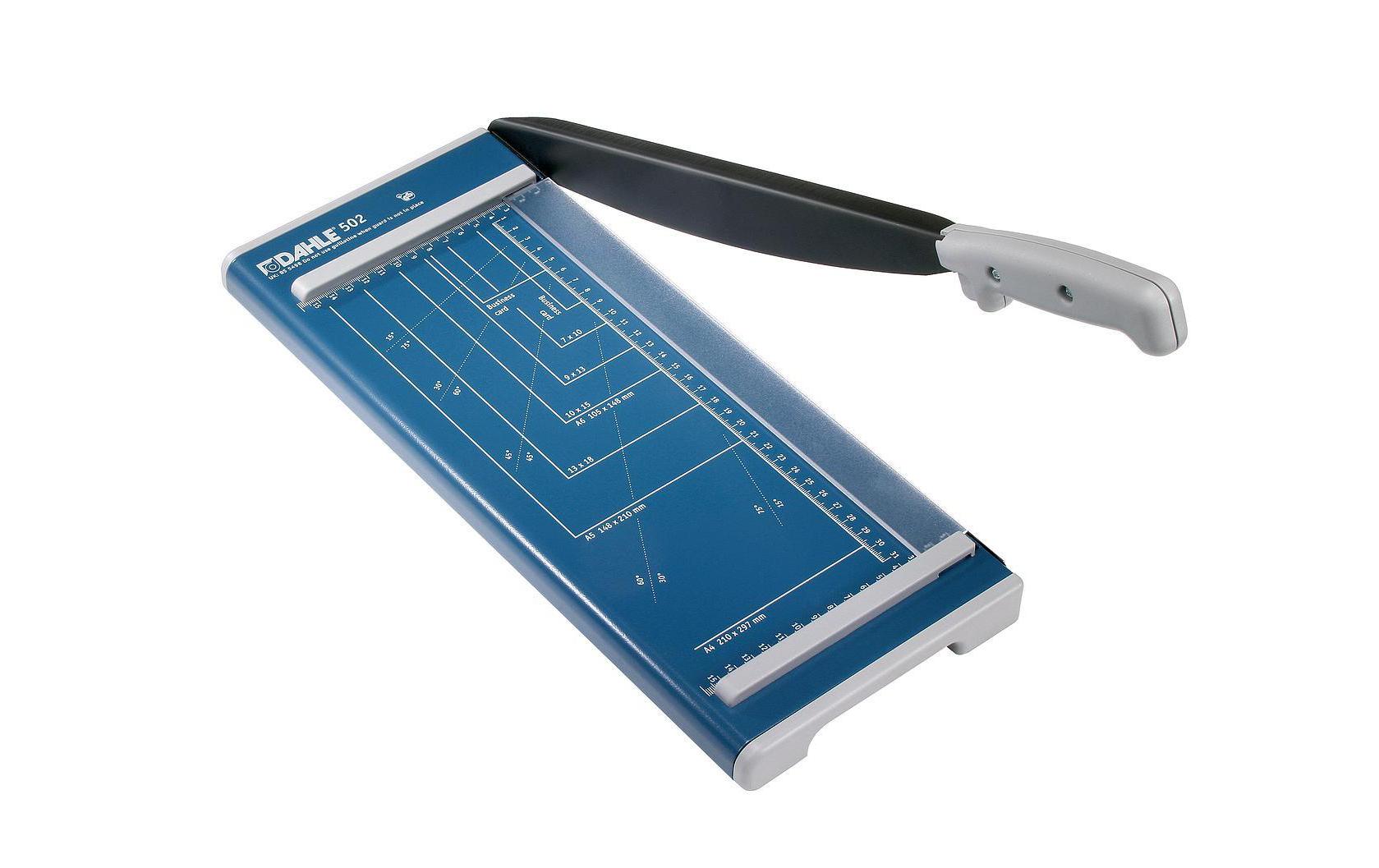 Dahle 502 Hebel-Schneide 320 mm Handpressung, A4, blau