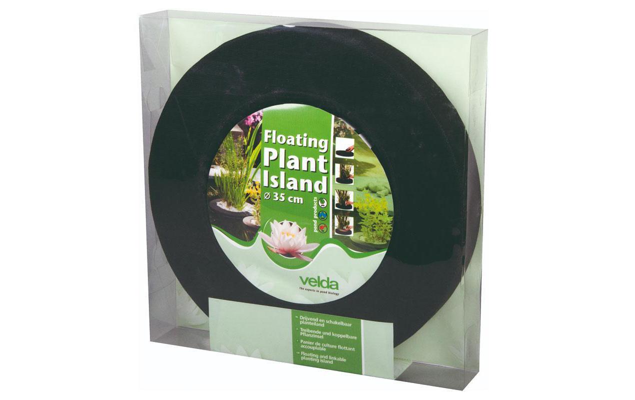 Pflanzeninsel ubepflanzt rund 35cm, schwarz
