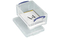 Really Useful Box 9.0 Liter klar Kunststoffbox, 395x255x155
