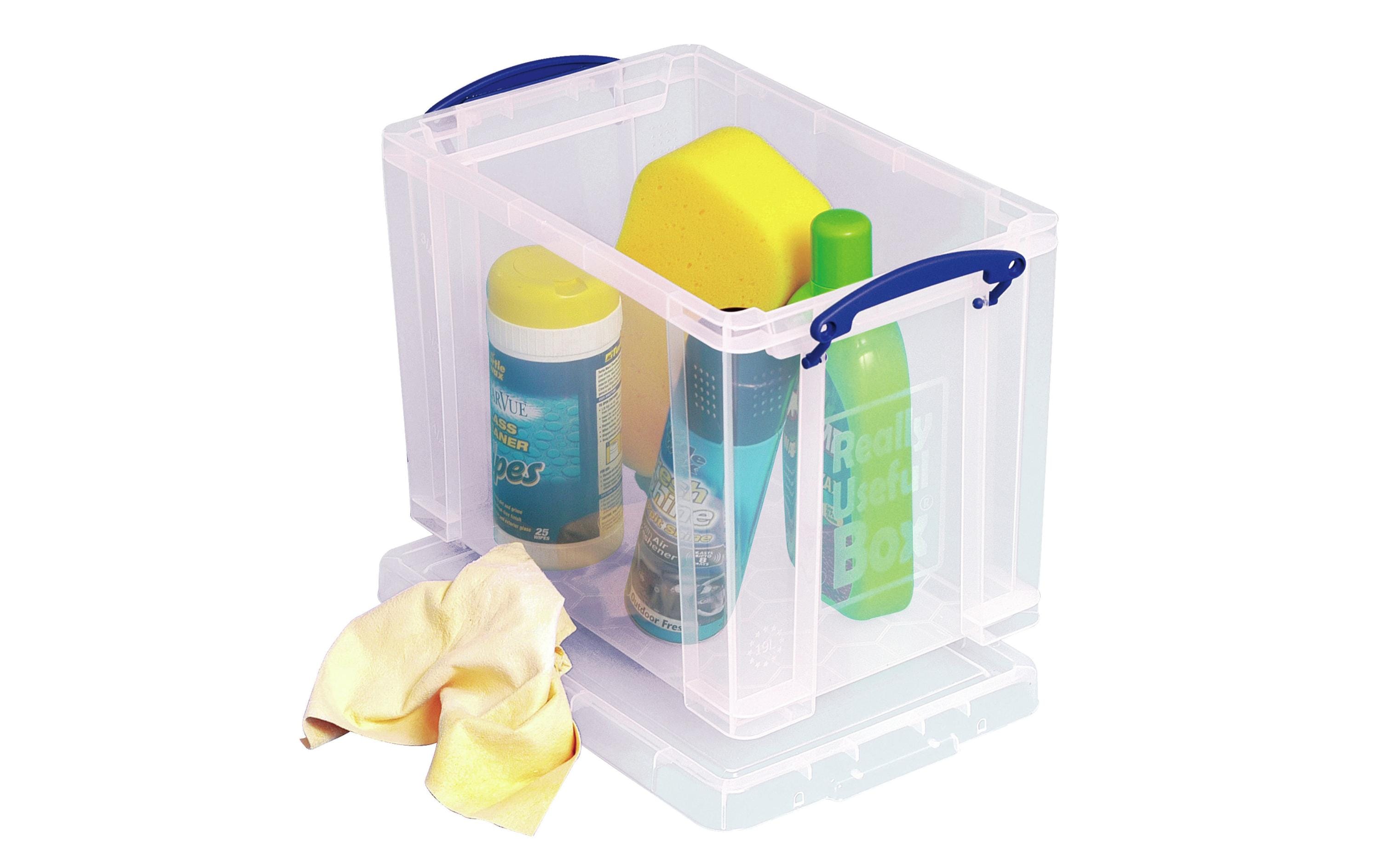 Really Useful Box 19.0 Liter klar Kunststoffbox, 395x255x290