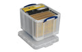 Really Useful Box 35.0 Liter klar Kunststoffbox, 480x390x310