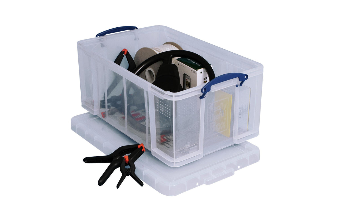 Really Useful Box 64.0 Liter klar Kunststoffbox, 710x440x310