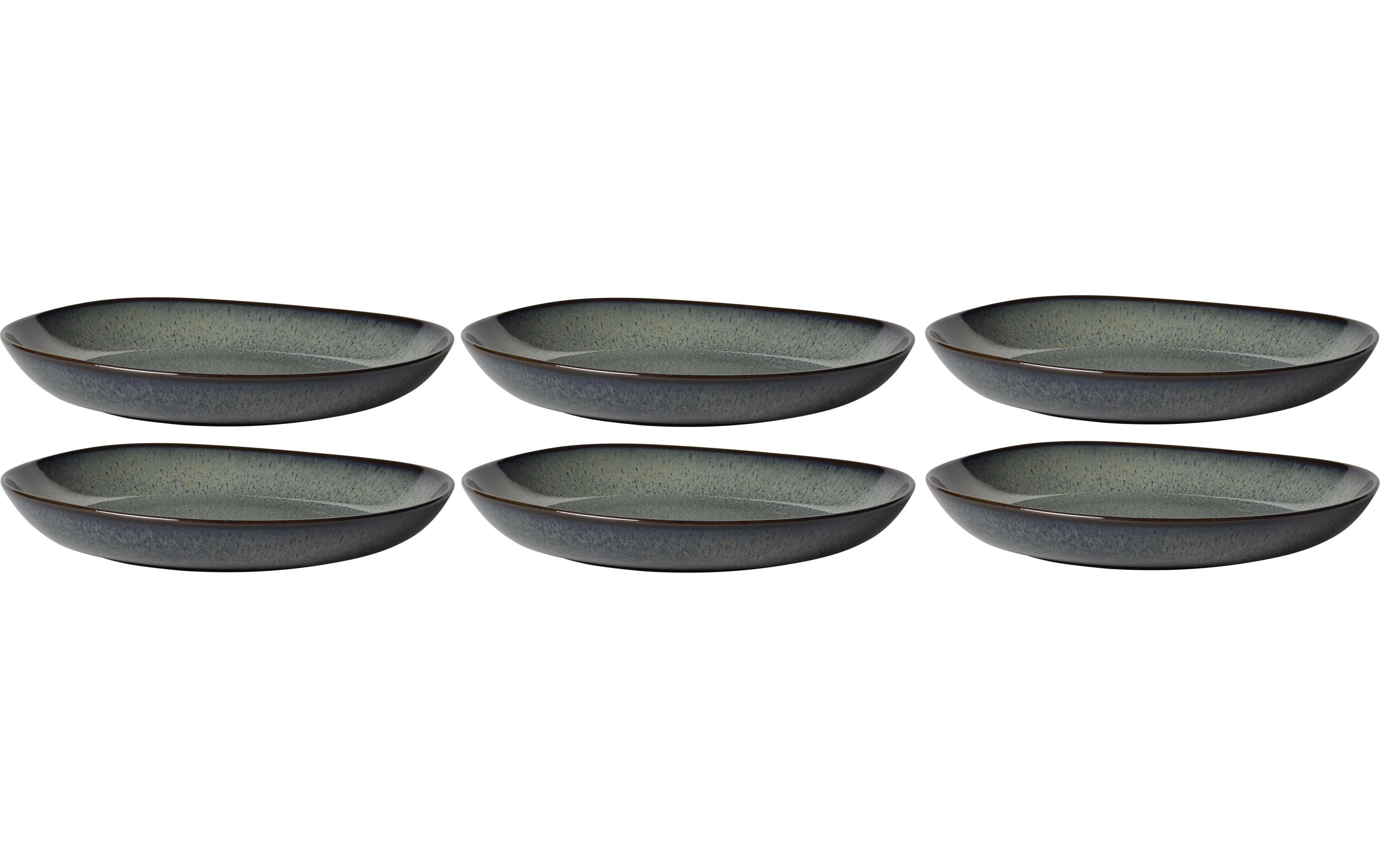 Villeroy & Boch Lave Suppenteller grau 6 Stück, 28cm