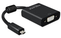 Monitorkonverter Micro-D HDMI zu VGA+Audio nur für onboard-Micro-D HDMI, schwarz