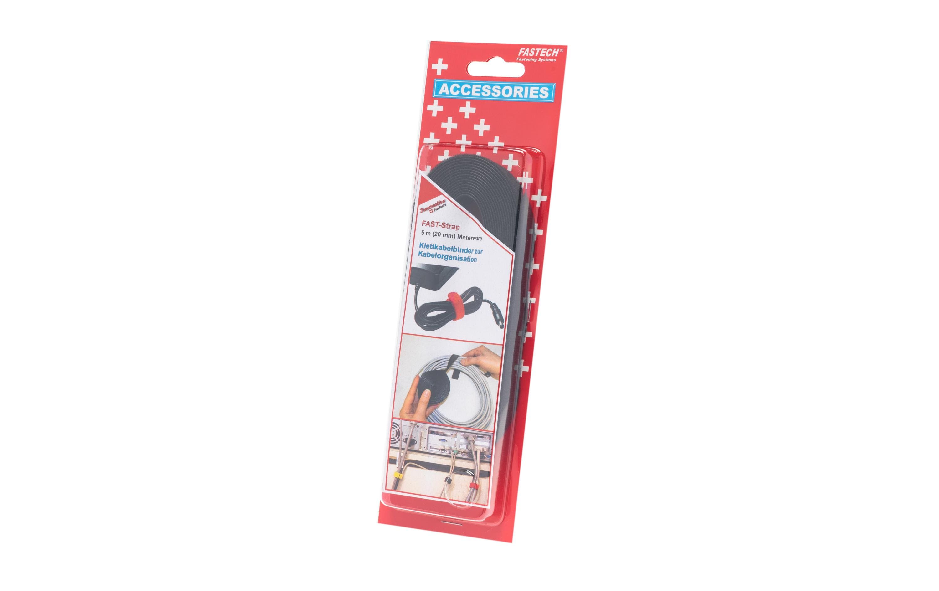 5 M ETN FAST-STRAP METER 20 MM BLACK