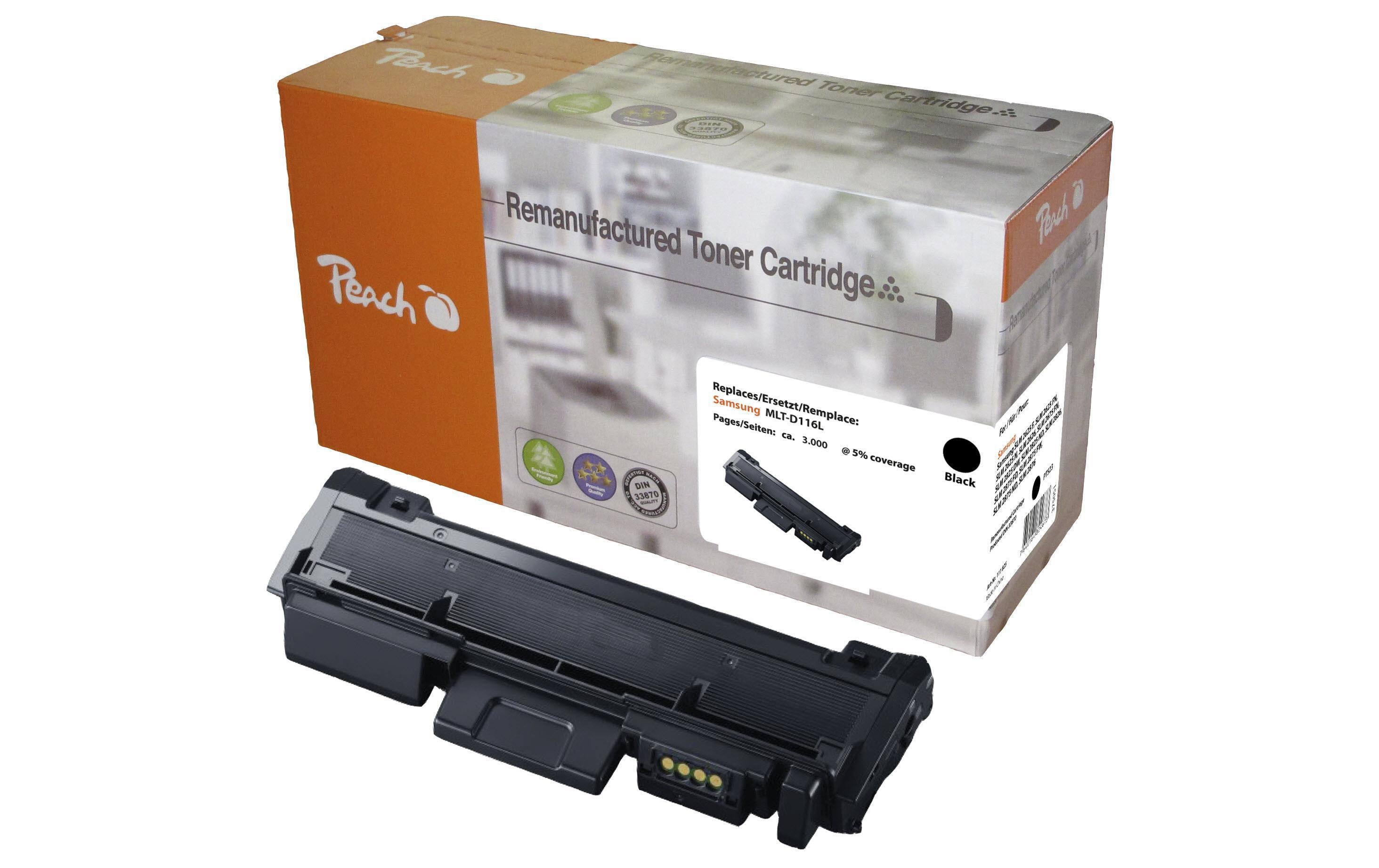 Peach Toner Samsung MLT-D116L Black 3000 Seiten, Samsung M2675