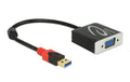 Delock USB3.0 Grafikkarte: VGA 1920x1200 mit 60Hz, 2Modi, Windows 7/8/10