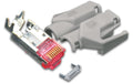 Hirose Stecker TM21, 50er Pack, KAT6 inkl. Knickschutztülle, grau
