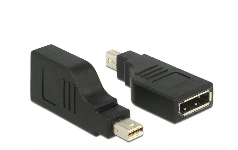 Mini-Displayport zu Displayport Adapter, 4K Mini-DP Stecker auf DP Buchse,90° gewinkelt