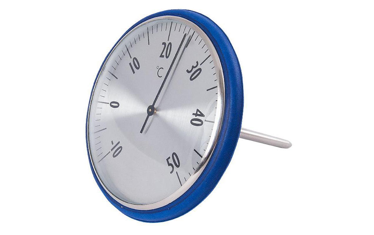 Thermometer schwimmend, blau