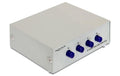 Delock DB9 Switchbox 4Port manuell Seriel RS232