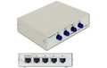 Delock LAN Switchbox 4Port manuell RJ-45 100Mbps, mechanisch