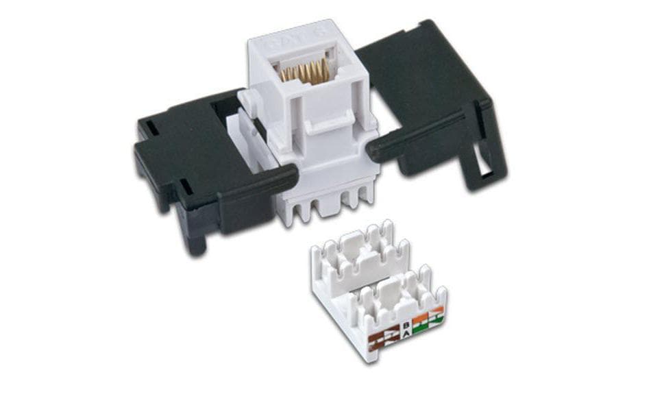Wirewin Keystone Modul, Cat.6 UTP 1 Gbps, ungeschirmt, (ISO/IEC),