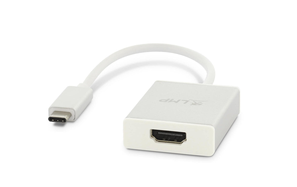 LMP USB-C 3.1 zu HDMI 2.0 Adapter Aluminium Gehäuse, silber