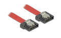 Delock SATA-3 Kabel 30 cm, Metall Clip 6 Gbps, extrem flexibel, rot