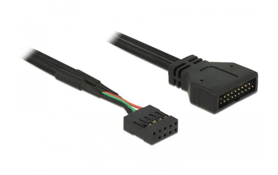 USB Kabel intern 45cm, Pinheader USB3-Stecker zu USB2 Buchse