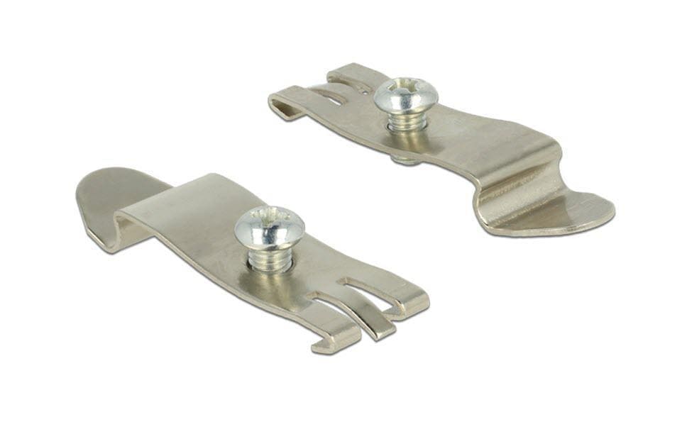 DIN-Rail Montagekit Halterung Für DeLock Desktop Patchpanele