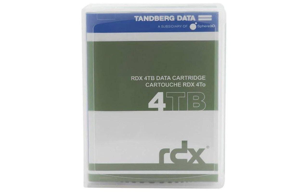 Tandberg RDX Medium: 4TB geeignet für alle RDX Laufwerke