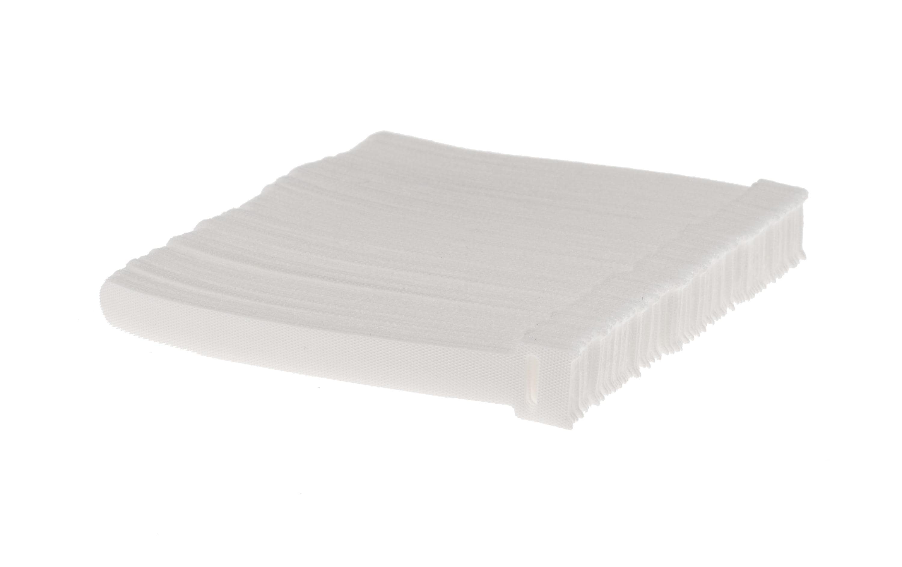 Fastech Klettkabelbinder ETK-3-1 Strap 100 Stück, 13x150 mm, weiss