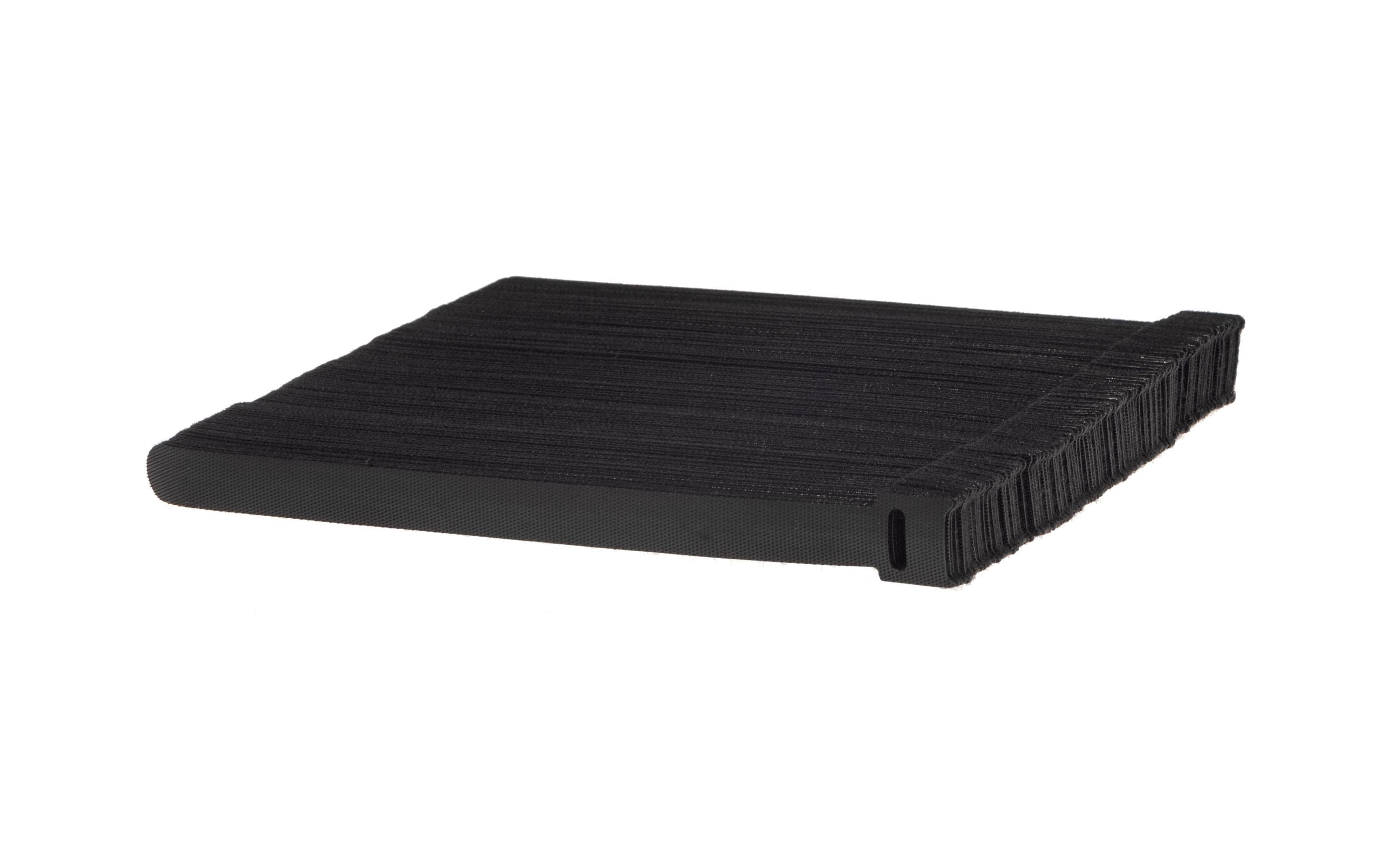 Fastech Klettkabelbinder ETK-3-1 Strap 100 Stück, 13x150 mm, schwarz