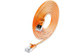 Wirewin Slim Patchkabel: UTP, 7.5m, orange Cat.6, AWG36, Klinkenschutz, rund, 2.8mm