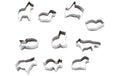 Paderno Ausstechformset 10teilig Animals D: 10cm, H: 2cm, Edelstahl
