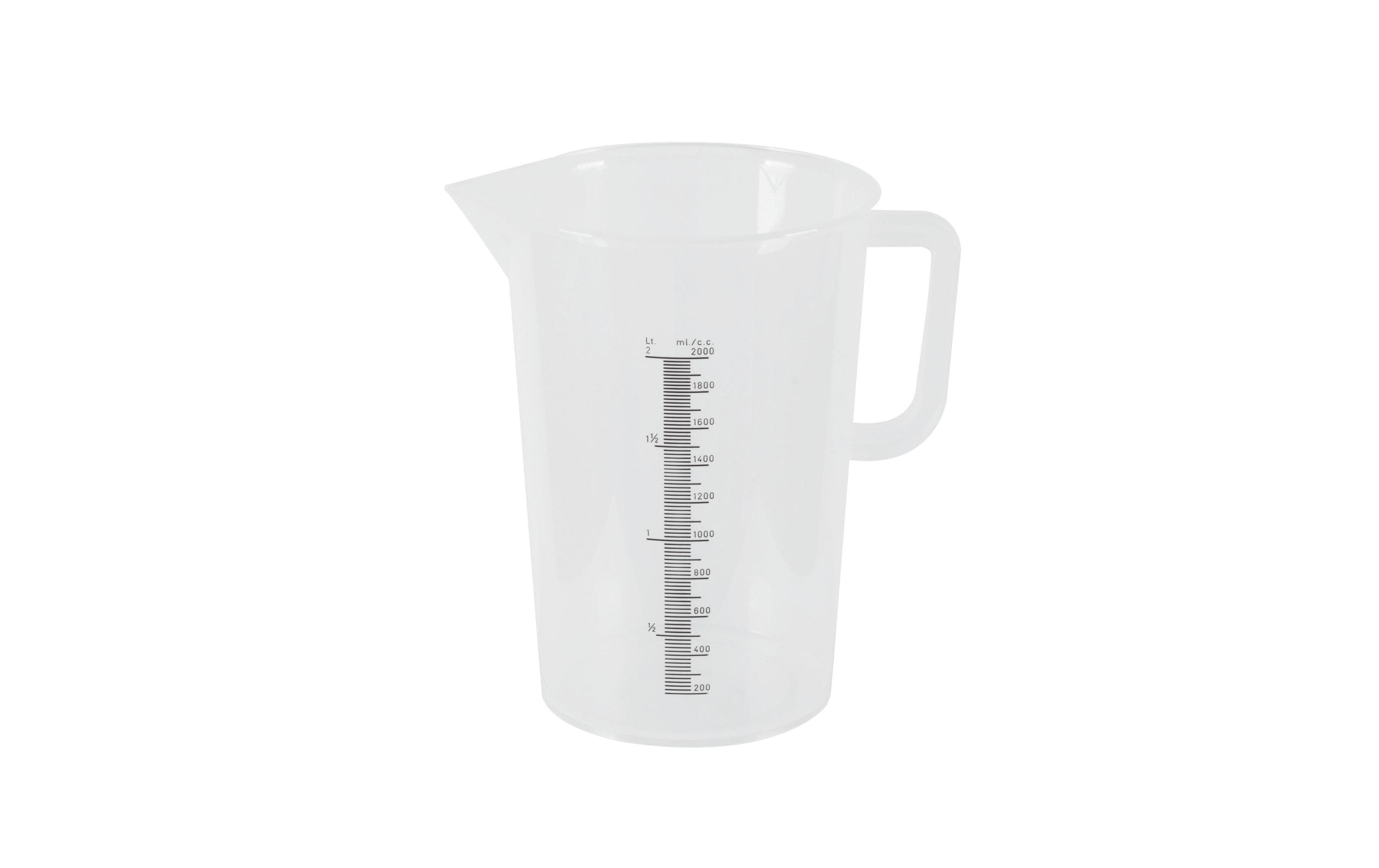 Paderno Messbecher transparent 2.0l D: 13.5cm, H: 13.5cm, Material: PP