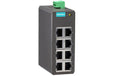 Moxa EDS-208: 8 Port Switch 100Mbps DIN-Rail Montage, -10 bis 60° C, ohne NT