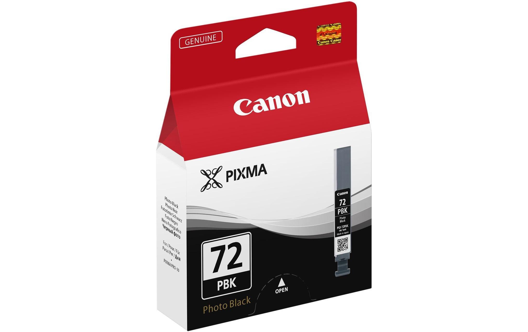 Tinte Canon PGI-72PBK photo schwarz, 14ml PIXMA Pro-10