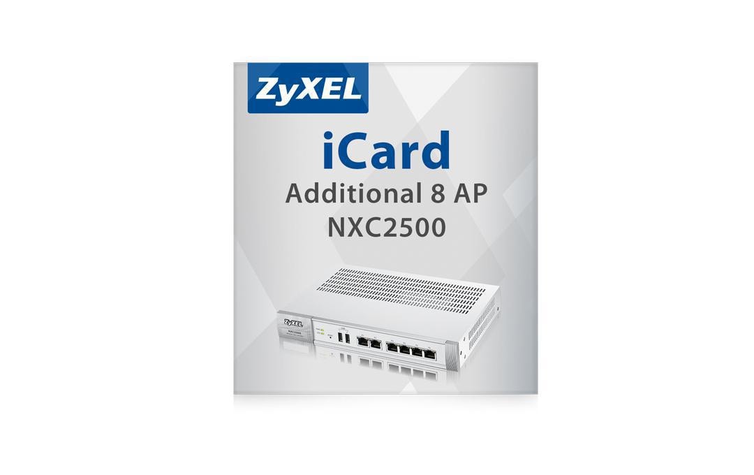ZyXEL iCard Lizenz NXC2500 zusätzlich 8 APs