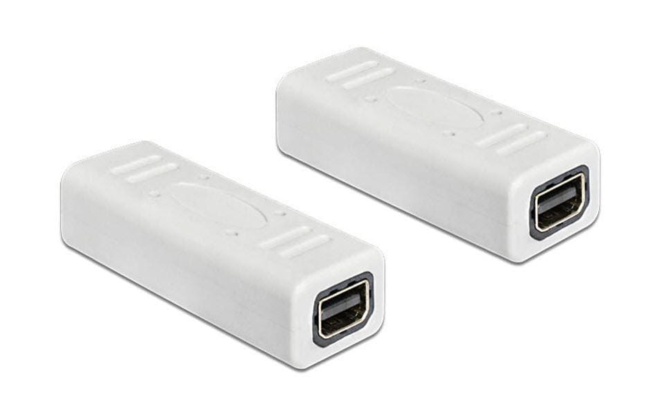 Gender Changer Mini-Displayport, weiss Mini-DP Buchse auf Mini-DP Buchse
