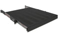 19" WIREWIN  1HE ausziehbarer Fachboden max. Belast. 35kg, Tiefe 600mm, schwarz