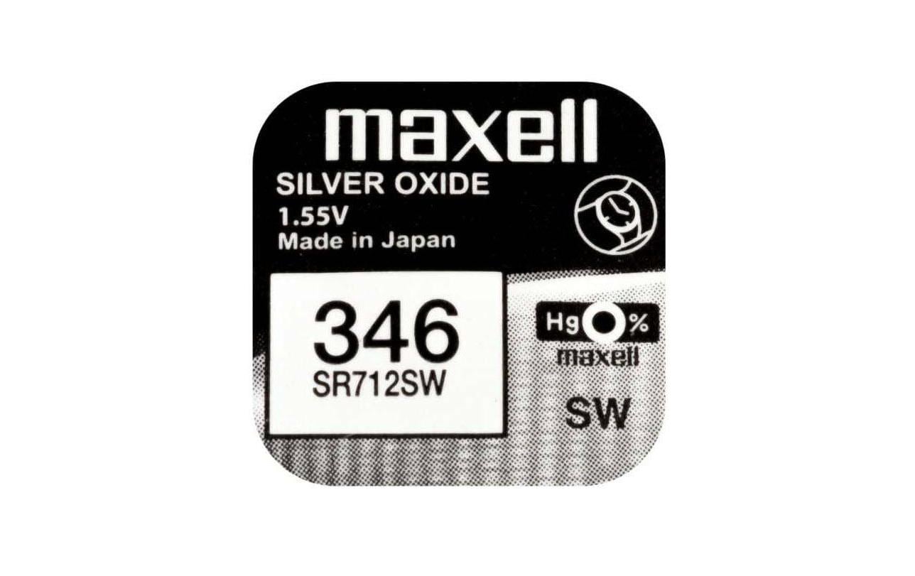 Maxell  Knopfzelle SR712SW, 10er Pack vergl. V346