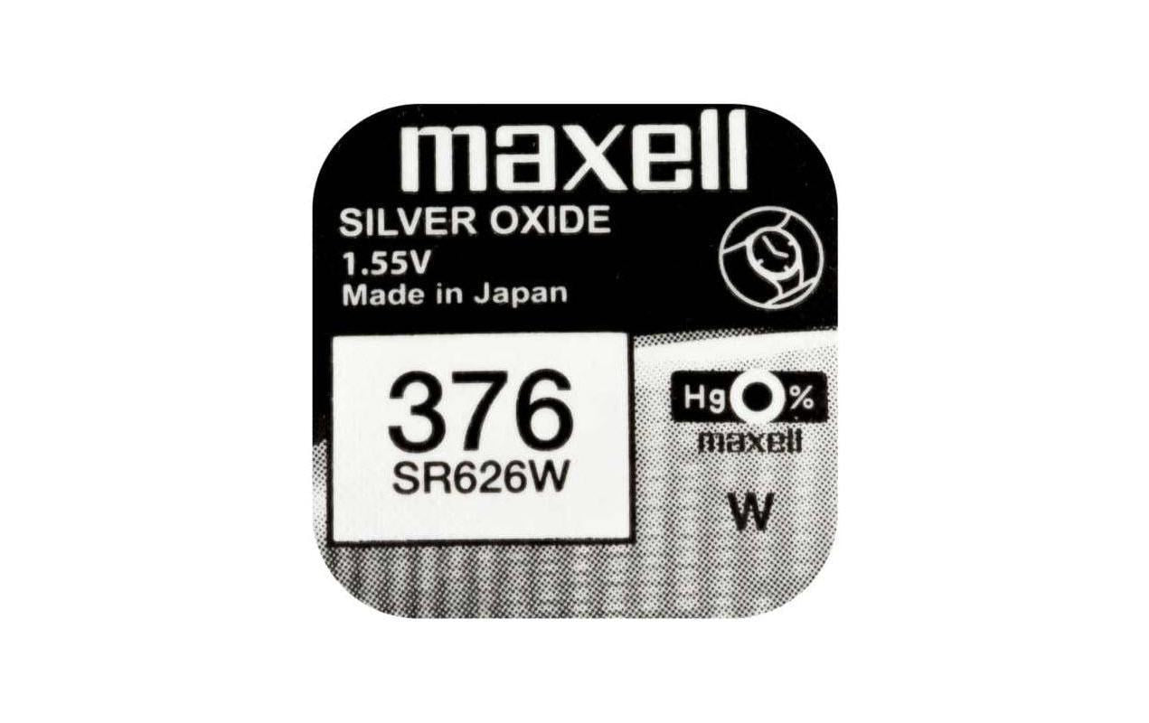 Maxell  Knopfzelle SR626W, 10er Pack vergl. V376