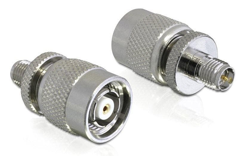 Delock RP-SMA zu RP-TNC Adapter für RP-SMA Antenne an RP-TNC Gerät