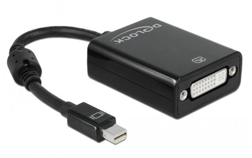 Monitoradapter Mini-Displayport zu DVI bis Full-HD, Farbe:schwarz