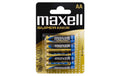 Maxell Batterie Super Alkaline AA 4 Stück vergl. LR6, Blister