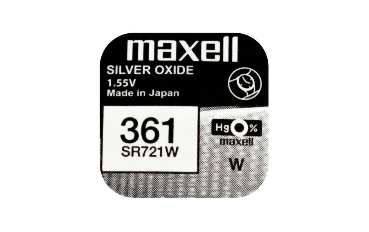 Maxell  Knopfzelle SR721W, 10er Pack vergl. V361