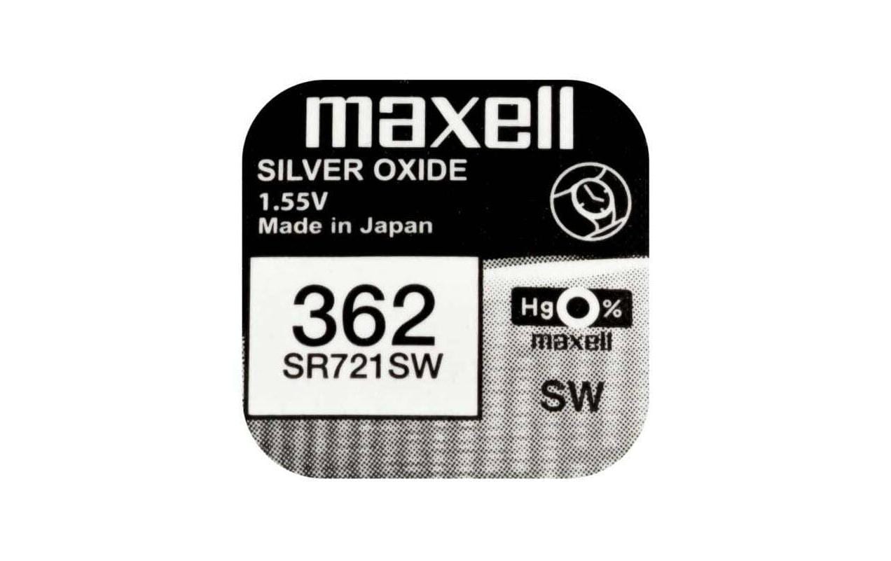 Maxell  Knopfzelle SR721SW, 10er Pack vergl. V362
