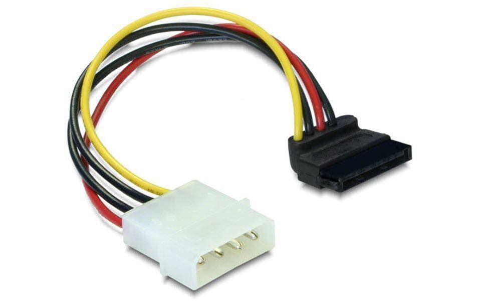 Serial ATA Stromanschlusskabel 90° Winkel für eine HDD, 12cm