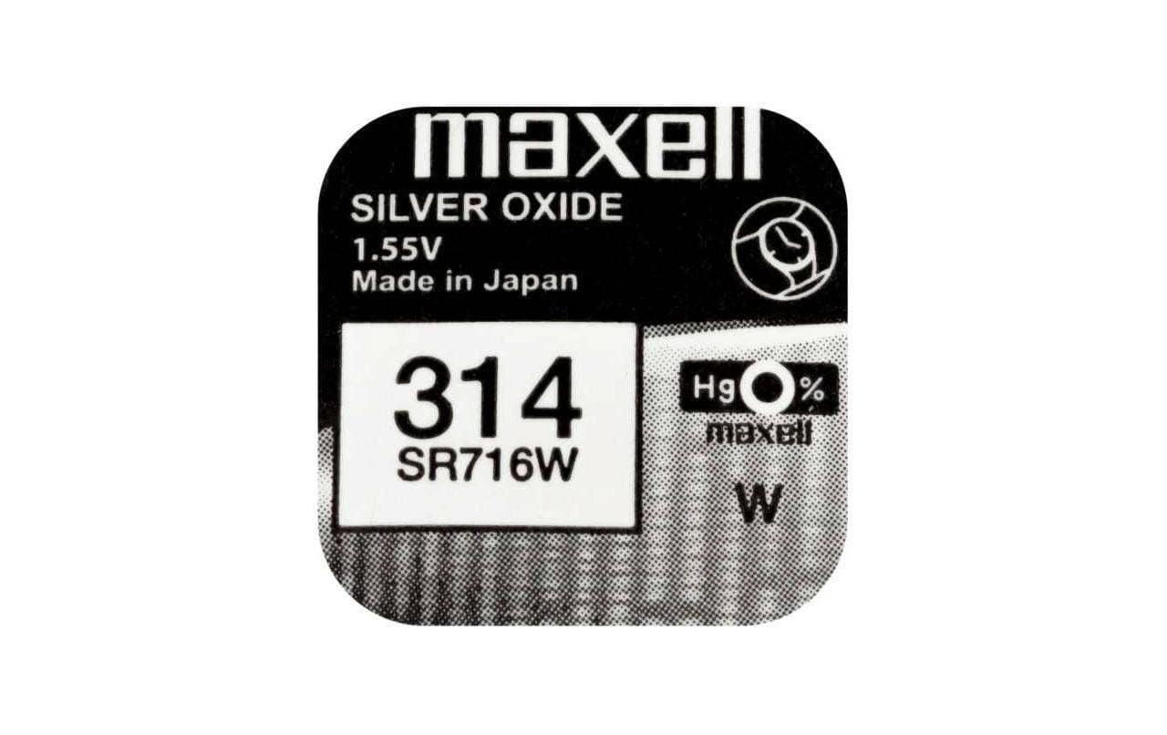 Maxell  Knopfzelle SR716W, 10er Pack vergl. V314