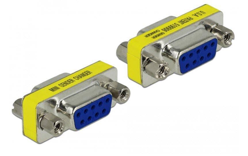 Gender Changer Adapter DB9F-DB9F Female / Female, 1:1 geschaltet