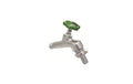 mateu Gartenventil mit Handrad Messing verchromt