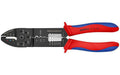 Knipex Crimpzange schwarz lackiert 240 mm mit Mehrkomponenten-Hüllen