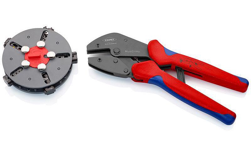 Knipex Crimpzange MultiCrimp 250 mm 5xWechseleinsätzen