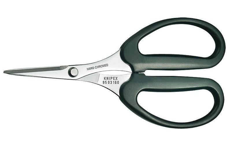 Knipex Schere für Fasern aus KEVLAR 160 mm mit Kunststoff umspritzt